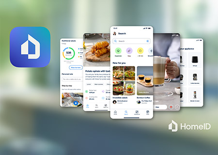 Laat u inspireren en vind recepten in de HomeID app